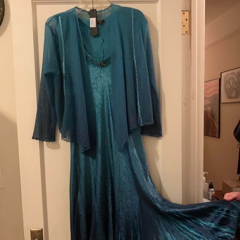 DRESS – KOMAROV 2pc: dress & jacket. Like new